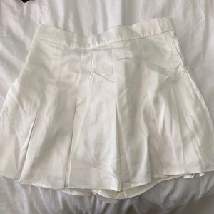 Soft White Tennis Skirt